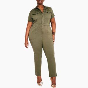 Good American  Fit For Success Utility Jumpsuit (new, no pkg)